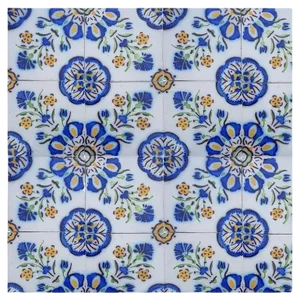 Handmade Ceramic Tiles attributed to Devres, France, 1960s