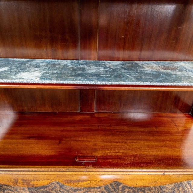 Mid 20th Century Art Nouveau Inlaid Display Cabinet For Sale - Image 5 of 7