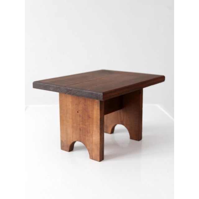 Vintage Wood Step Stool For Sale - Image 9 of 13