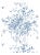 Sample - The House of Scalamandré Kurt Wallpaper, Delphinium For Sale
