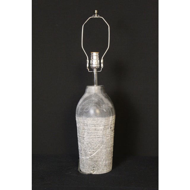 Mid-Century Modern Armani Casa Style Carved Granite. For Sale - Image 3 of 10