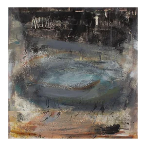 2011 “Mikka 10” Painting and Mixed Media Collage on Canvas by Juliet Holland