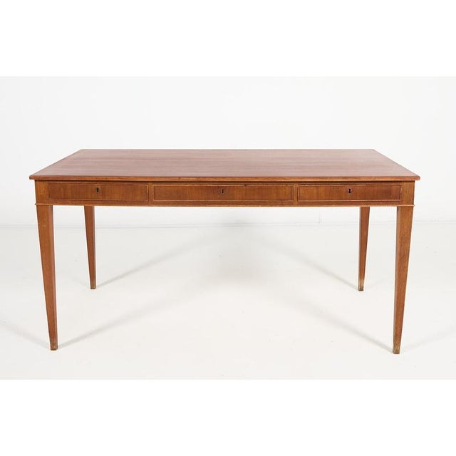 Danish Mahogany Desk from Frits Henningsen, 1950s For Sale - Image 11 of 13
