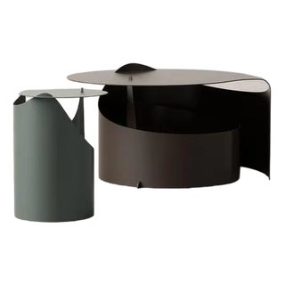 Coffee Table and Lounger by Aldo Bakker for Karakter, Set of 2 For Sale