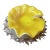 Exquisite Murano Italy Aventurine Canary Yellow Ashtray Bowl For Sale