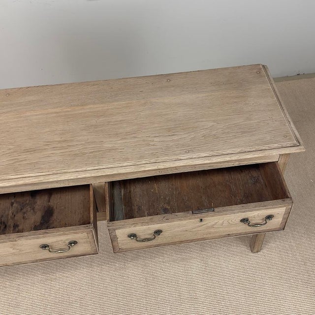 18th Century English Stripped Oak Dresser ~ Sofa Table ~ Console For Sale - Image 17 of 17