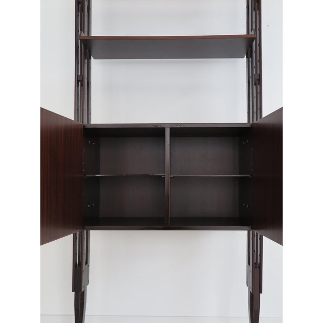 Brown LB7 Bookcase by Franco Albini for Poggi Pavia, 1970s For Sale - Image 8 of 18