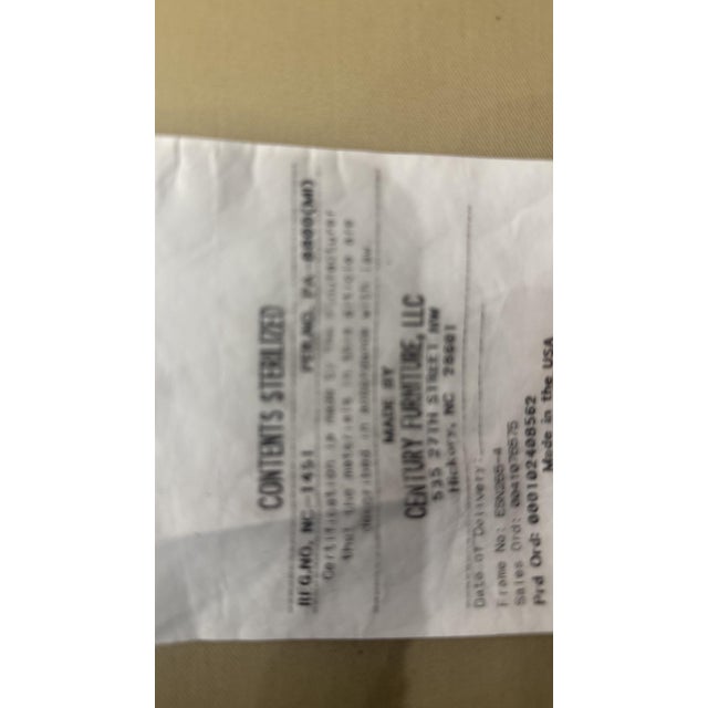 Century Furniture Classic Tailored Loveseat in Custom Striped Upholstery, Made in Usa For Sale - Image 15 of 15