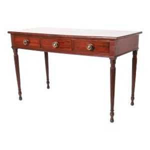 Antique English Marble Top Serving Table or Server