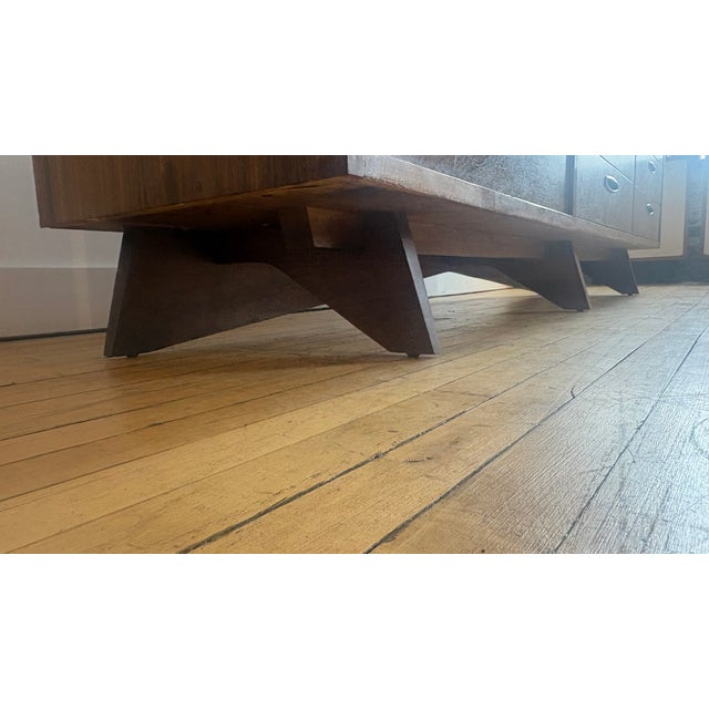 1950s 1950s George Nakashima Dresser in East Indian Laurel Wood For Sale - Image 5 of 8