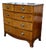 Bow Front Chest of Drawers in Inlaid Mahogany For Sale