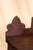 Wood 1920s Folk Art Dark Walnut Corner Shelf With Gothic Floral Details For Sale - Image 7 of 15