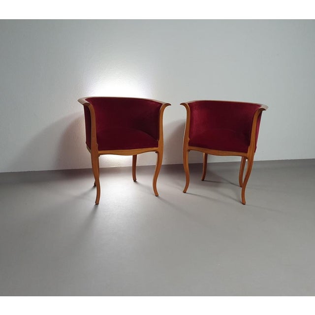Brown Armchairs from Otilia Ceccotti Collezioni, Set of 2 For Sale - Image 8 of 14