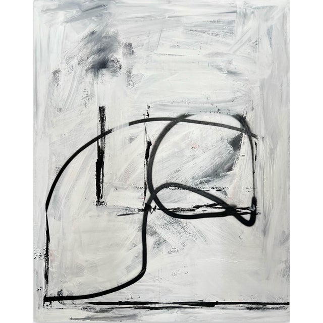 Tommaso Fattovich Contemporary Abstract Acrylic on Canvas "Funky Monk" by Tommaso Fattovich For Sale - Image 4 of 4