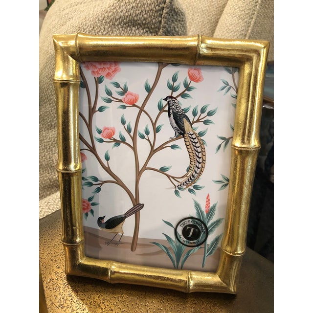 Bamboo Gold Frames Pair Chairish