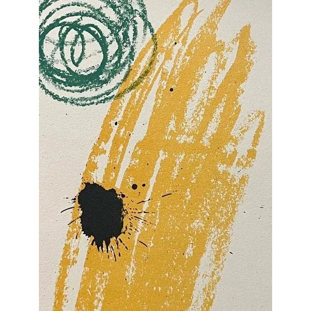 1960s Hand Signed Original Joan Miro Lithograph in Color For Sale - Image 5 of 6