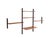 Vintage Three-Piece Wall Unit with Desk by Louis Van Teeffelen for Wébé, 1960s For Sale - Image 9 of 9