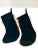 Turquoise Vintage Turkish Kilim Christmas Stockings, Handwoven Wool Rug Stockings, Pair For Sale - Image 8 of 8