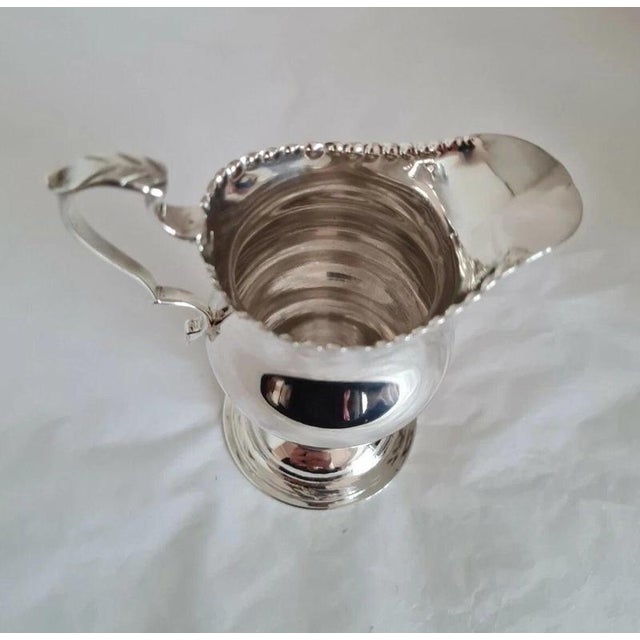 Sterling Silver Cream Jug from Deakin & Francis, Birmingham, 1912 For Sale - Image 6 of 12