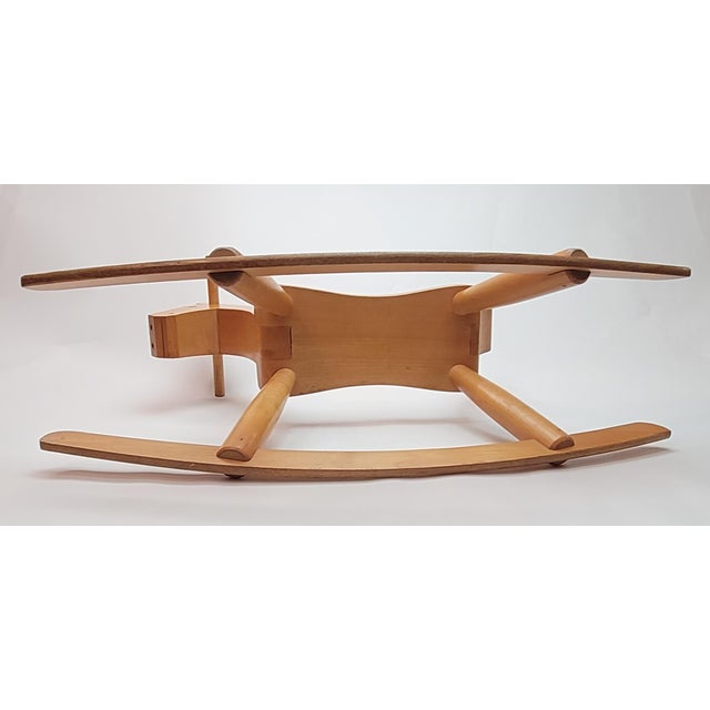 Wood Mid Century Kay Bojesen Rocking Horse For Sale - Image 7 of 15
