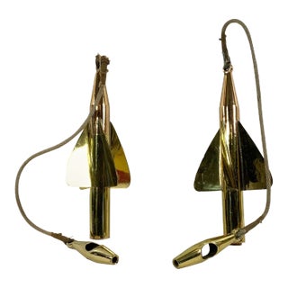 Brass Maritime Taffrail Spinners - A Pair For Sale