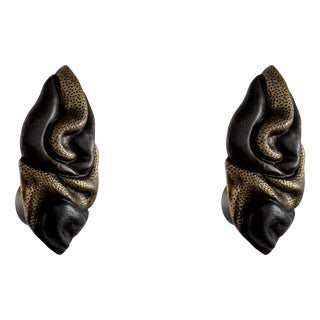 Vintage Finish Wall Lamps in Brass Finish and Bronze, Set of 2 For Sale