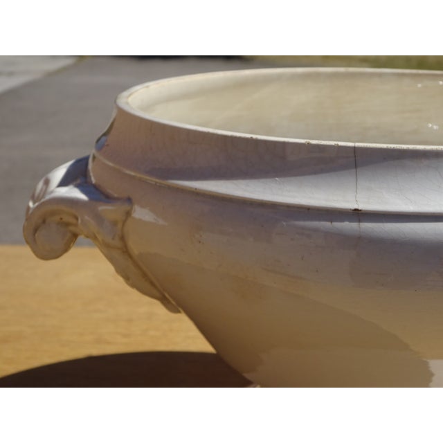 Earthenware Tureen from Sarreguemines, 1890s For Sale - Image 4 of 18