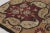 Traditional Antique Bessarabian Square Tapestry in Red & Brown Floral Patterns- Rug & Kilim For Sale - Image 3 of 10