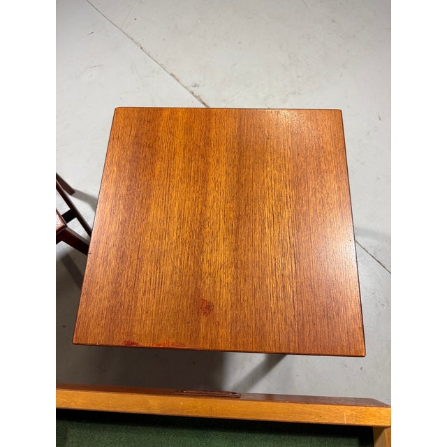 Skaraborgs Möbelindustri Teak Nesting Tables, Sweden, 1960s, Set of 3 For Sale - Image 13 of 15