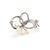1990s Mikimoto Estate Akoya Pearl Brooch Sterling Silver For Sale - Image 9 of 9