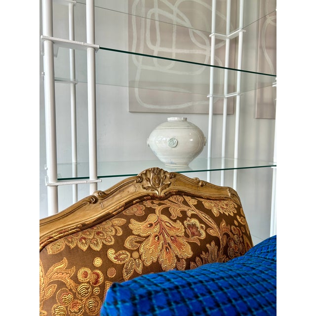 Custom Dipped Vintage Louis XV-Style Bergère Chair | Avant-Garde Modernized Vintage Accent For Sale In Chicago - Image 6 of 9