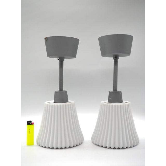 White Ceramic Stilleben Pendant Lamp by IKEA, Sweden, 1990s, Set of 2 For Sale - Image 11 of 11