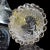 Antique Barovier Toso Murano Crystal Clear Gold Flecks Italian Art Glass Duck Candlestick Sculpture For Sale - Image 9 of 10