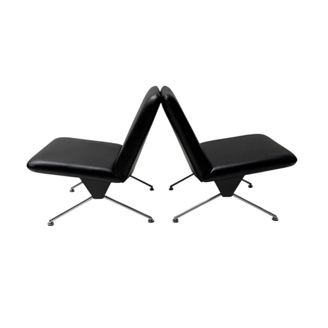 Mid-Century Modern No. 1432 Lounge Chairs by Andre Cordemeijer for Gispen, 1960s, Set of 2 For Sale - Image 6 of 7