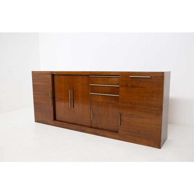 Large Rationalist Sideboard attributed to G. Terragni, 1920s For Sale - Image 15 of 15