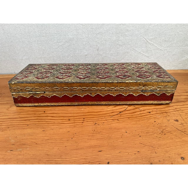 Italian Florentine Glove Box For Sale - Image 11 of 12