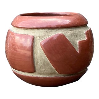 Vintage Native American Red Clay Original Pottery For Sale