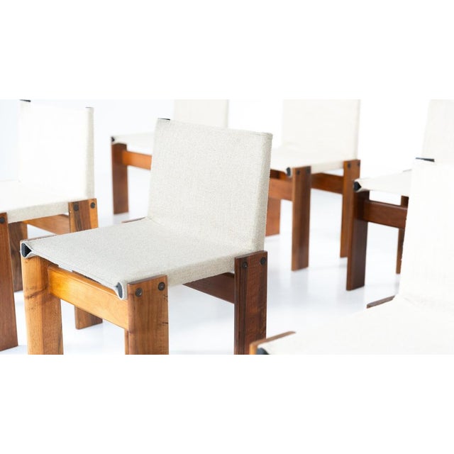 Monk Dining Chair attributed to Afra & Tobia Scarpa for Molteni, 1970s For Sale - Image 17 of 18