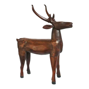 Mid 20th Century Javanese Wood Deer