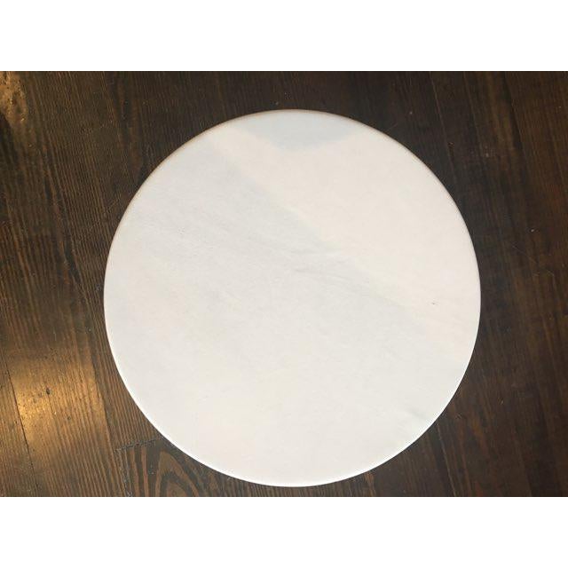1970s 1970s Chromcraft White Tulip Fiberglass Coffee Table and End Table Set - 2 Pieces For Sale - Image 5 of 12