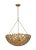 Traditional Alexa Hampton by Visual Comfort Studio Kelan Large Pendant, Antique Gild For Sale - Image 3 of 5