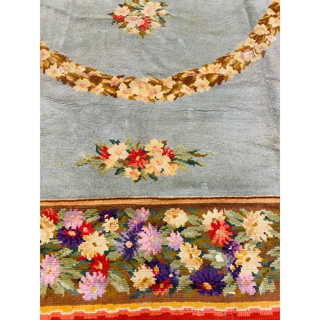 1900 - 1909 1900 Size European Franch Design Savonnerie Rug. For Sale - Image 5 of 11