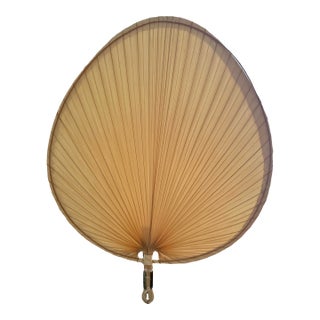 Ingo Maurer Attrib ''Uchiwa'' Bamboo Table Lamp For Sale