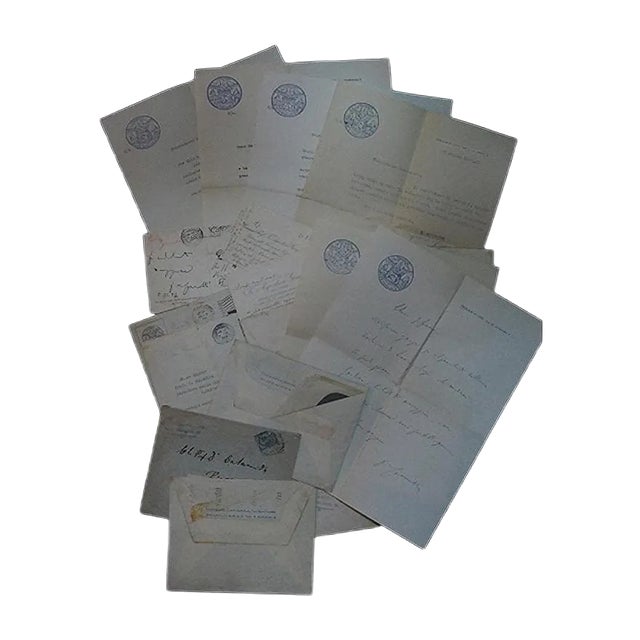 Agostino Gemelli - Correspondence - 1930s For Sale