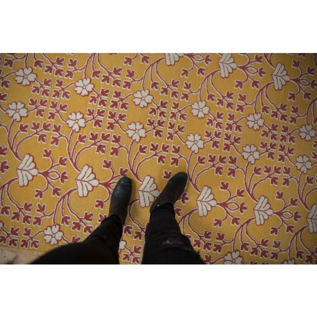 :: Inspired by Samarkand carpets of yesteryear in an allover repeating pattern of oversize side view floral petals with...