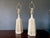 Contemporary 1970s Organic Modern Table Lamps in Stoneware & Brass - a Pair For Sale - Image 3 of 17