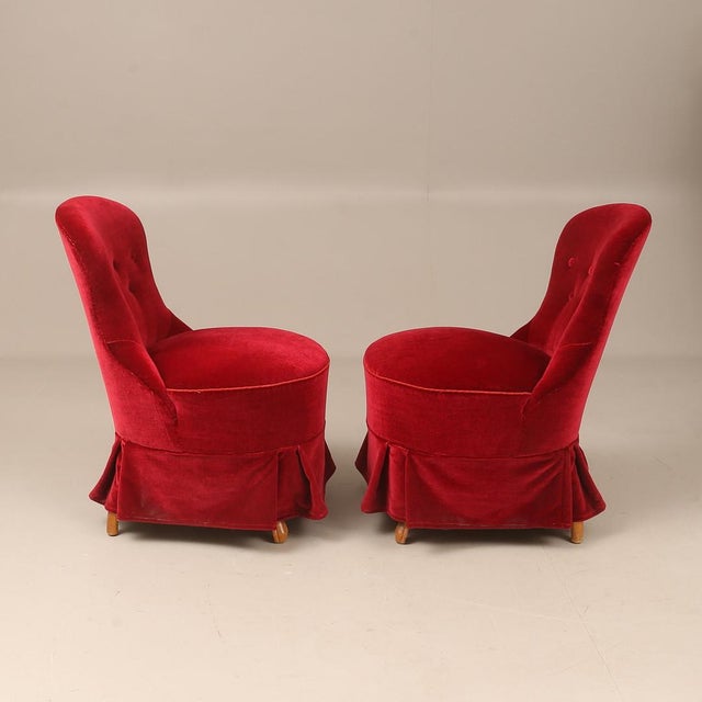 Swedish Emma Chairs, 1930s, Set of 2 For Sale - Image 4 of 7