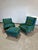 Harvey Probber 1950s 3pc Mid Century Modern Plaid Lounge Chair and Ottoman Set For Sale - Image 4 of 10