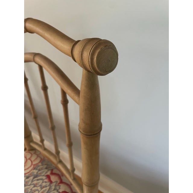 Pair of Vintage Faux Bamboo Side Chairs For Sale - Image 12 of 12