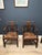 Set of 6 antique English mahogany chairs. In good condition. with signs of wear. Origin: England Period: Circa 1920
